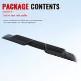 2020-2026 Land Rover Defender 90/110/13 IKON V1 Style Gloss Black ABS Rear Window Roof Spoiler Roofline Windshield Visor Wing