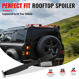 2020-2026 Land Rover Defender 90/110/13 IKON V2 Style Gloss Black ABS Rear Window Roof Spoiler Roofline Windshield Visor Wing
