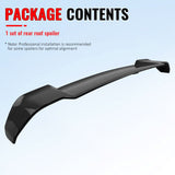 Roof Spoiler for Land Rover Defender 90 110 130 2020-2026 V Style Carbon Fiber Print ABS