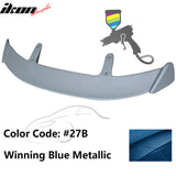 2014-2017 Mazda 3 Hatchback AE Style Painted Rear Roof Spoiler ABS