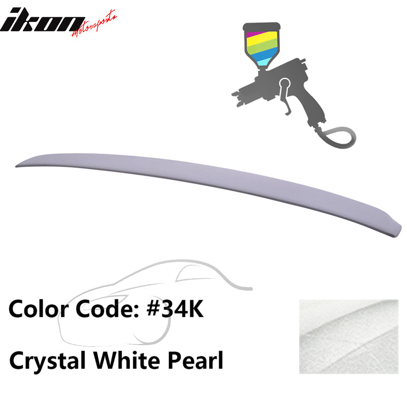 2014-2017 Mazda 3 Sedan 4-Door OE Style Rear Roof Spoiler Lip Wing ABS