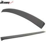 2010-2016 Benz W212 E-Class L Style Matte Black Roof Spoiler Wing ABS