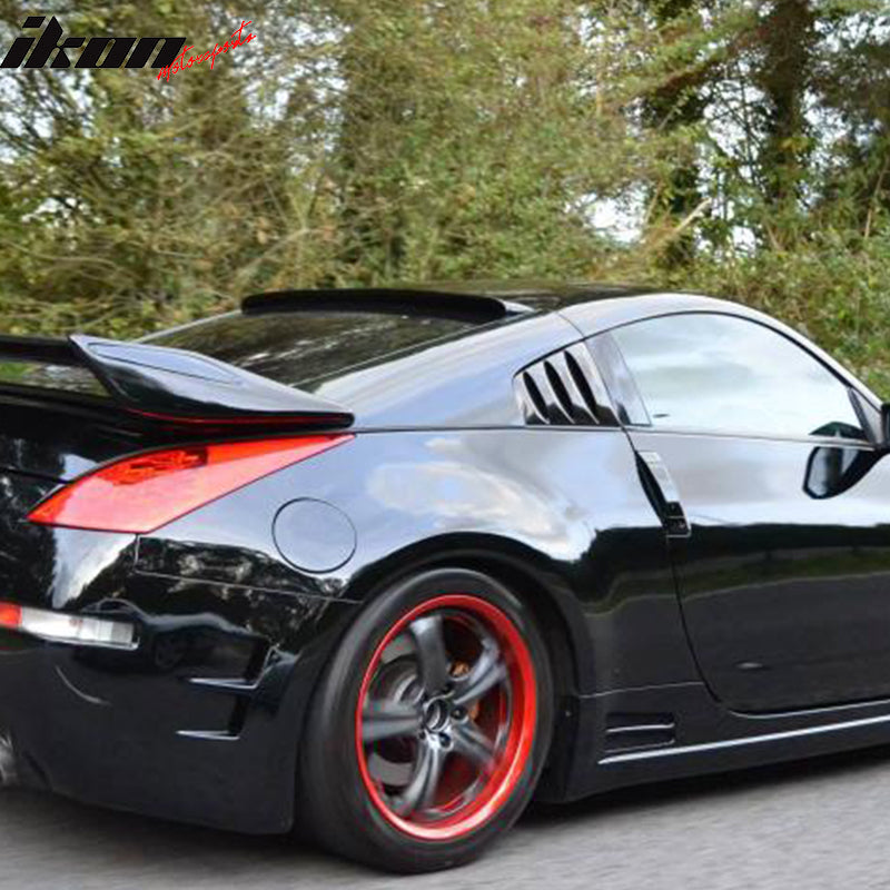 2003-2008 Nissan 350Z RS Style Rear Roof Spoiler Wing Carbon Fiber
