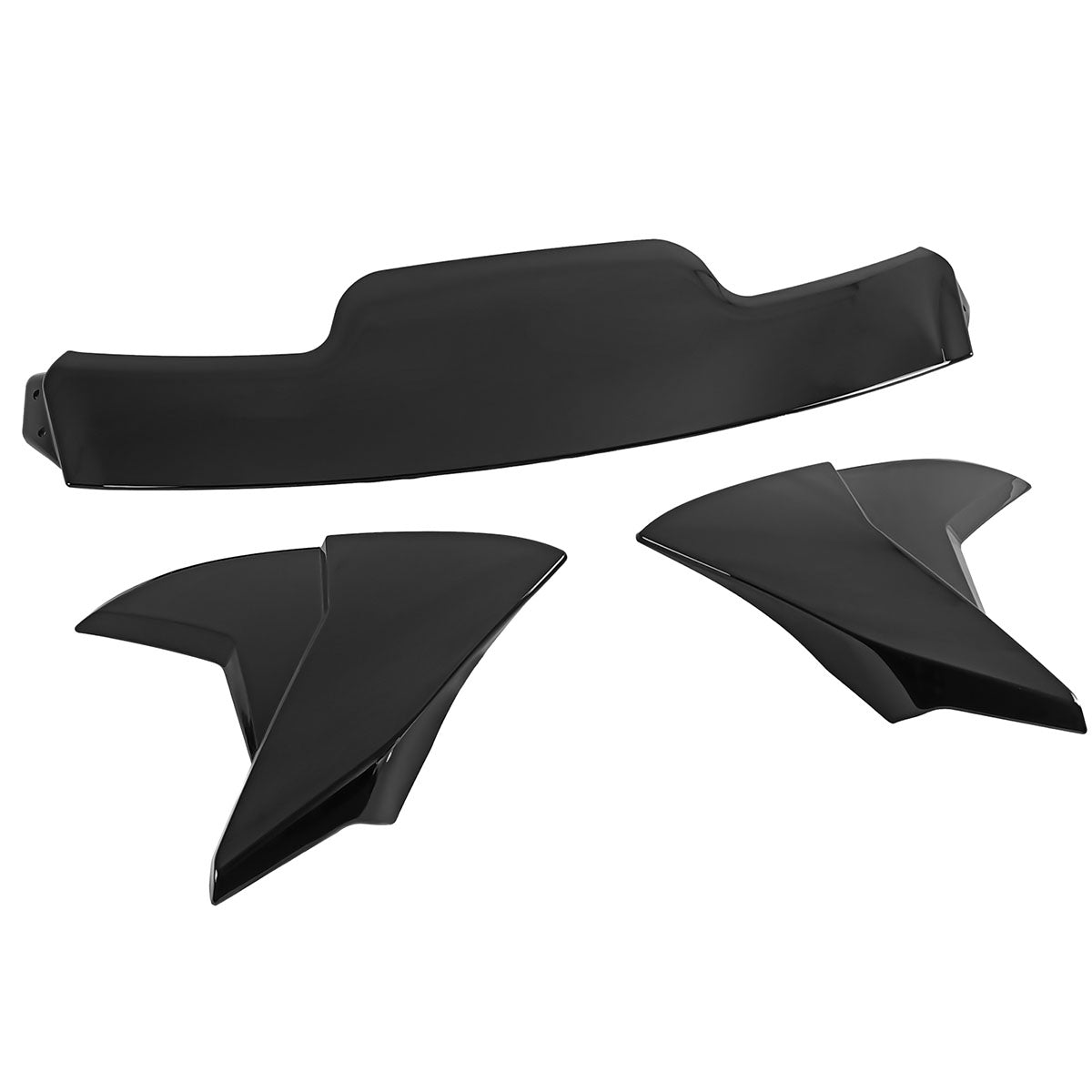 2019-2025 Toyota GR Corolla Hatchback Gloss Black 3PC Roof Spoiler ABS