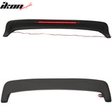 Fits 09-13 Toyota Corolla S LE XLE XRS ABS Rear Roof Spoiler Unblack