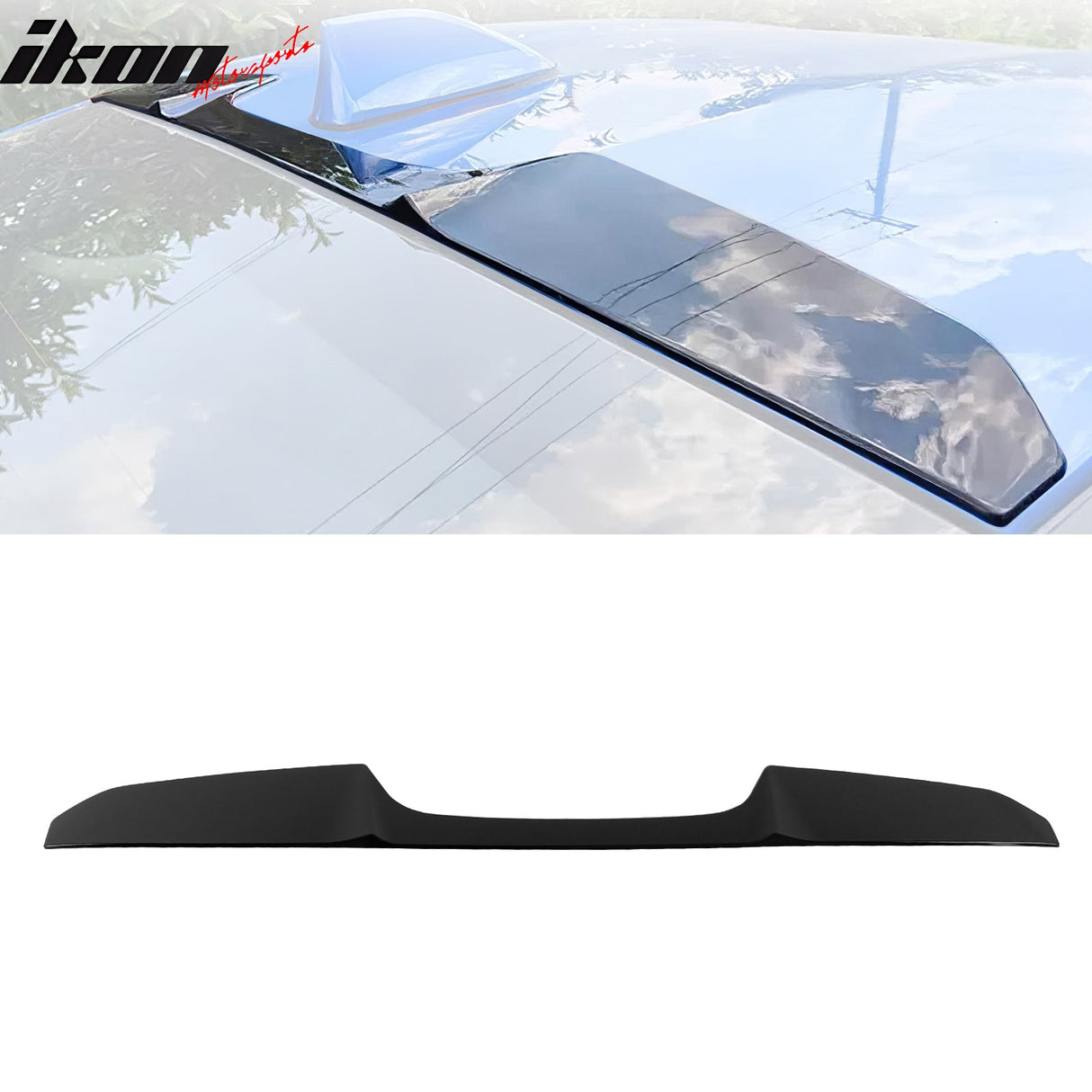 2022-2025 Subaru BRZ Toyota GR86 Roof Spoiler Gloss Black Window Visor