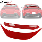 2022-2025 Subaru BRZ GR86 #DCK Red IKON Roof + TRD Trunk Spoiler ABS