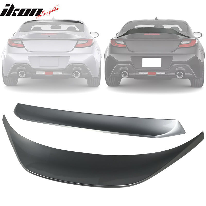 2022-2025 Subaru BRZ GR86 G1U Silver IKON Roof + TRD Trunk Spoiler ABS