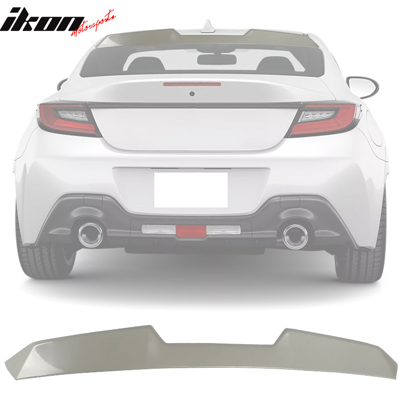 2022-2025 Subaru BRZ GR86 #K1X White V Roof + TRD Trunk Spoiler ABS