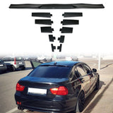 Universal Fitment Carbon Fiber Print Adjustable Rear Roof Spoiler ABS