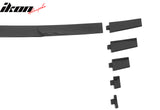 Universal Fitment Gloss Black Adjustable Rear Top Roof Spoiler Lip ABS