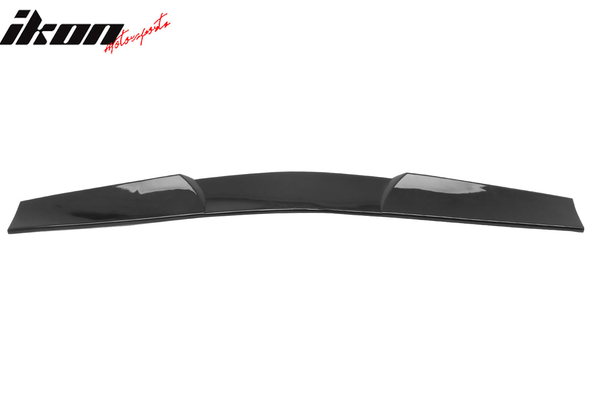 Universal Fitment Gloss Black Adjustable Rear Top Roof Spoiler Lip ABS