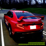 2022-2025 Subaru WRX D2 Style Matte Black Rear Roof Spoiler ABS