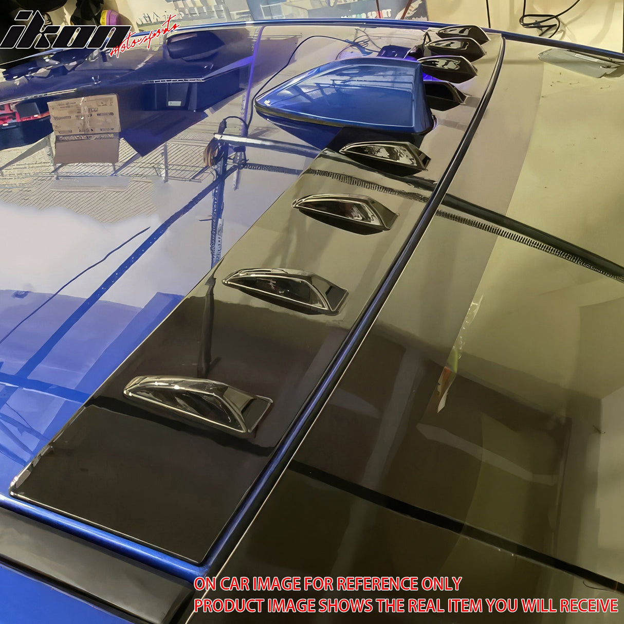 2022-2025 Subaru WRX D2 Style Matte Black Rear Roof Spoiler ABS
