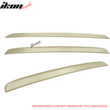 1995-2001 Benz E-Class W210 E430 4-Door Black Rear Spoiler Wing ABS