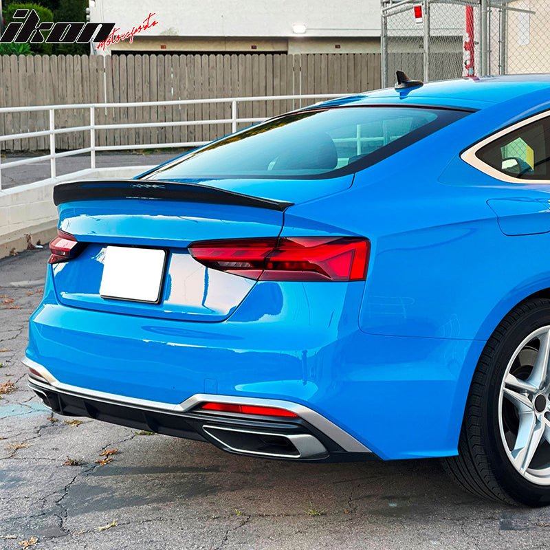 2018-2022 Audi A5 S5 B9 Hatchback C Style Carbon Fiber Trunk Spoiler