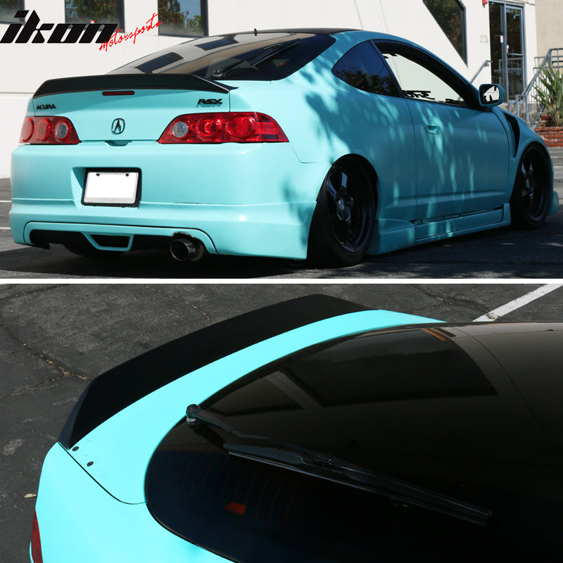 2002-2006 Acura RSX IKON Duckbill Type Matte Black Rear Spoiler Wing