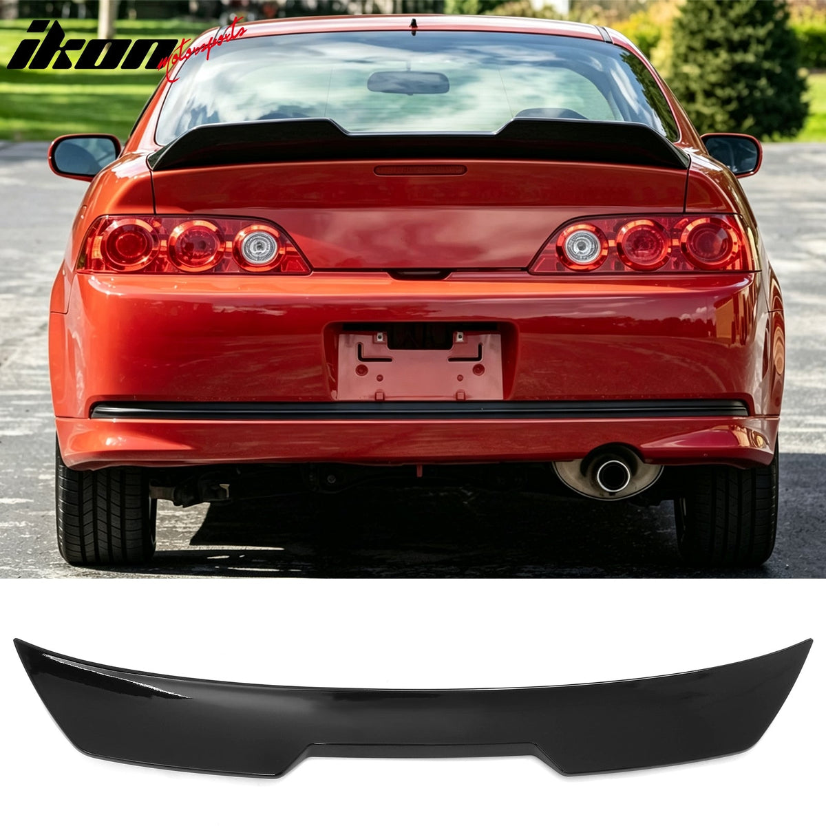 2002-2006 Acura RSX JDM Duckbill Trunk Spoiler Rear Tail Wing Gloss Black ABS