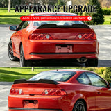 2002-2006 Acura RSX JDM Duckbill Trunk Spoiler Rear Tail Wing Primer Black ABS