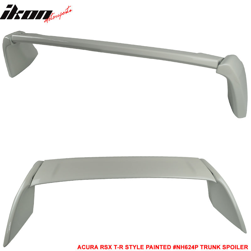 2002-2006 Acura RSX T-R Aspec Painted #NH624P Rear Spoiler Wing + Lid
