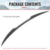 2017-2026 Alfa Romeo Giulia OE Style Trunk Spoiler Wing Carbon Fiber Print ABS