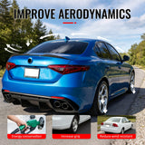2017-2026 Alfa Romeo Giulia OE Style Trunk Spoiler Wing Carbon Fiber Print ABS