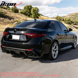 2017-2026 Alfa Romeo Giulia OE Style Trunk Spoiler Wing Carbon Fiber Print ABS