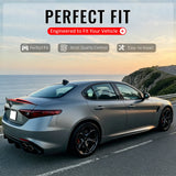 2017-2026 Alfa Romeo Giulia OE Style Rear Trunk Spoiler Wing Gloss Black ABS