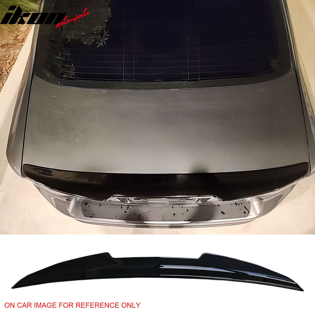 Rear Trunk Spoiler for Acura TL Sedan 4DR 2004-2008 PSM Style Gloss Black ABS