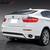 2008-2014 BMW E71 X6 Performance Style Matte Black Rear Spoiler Wing