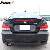 2007-2011 BMW E82 1 Series P Style Matte Black ABS Rear Spoiler Wing