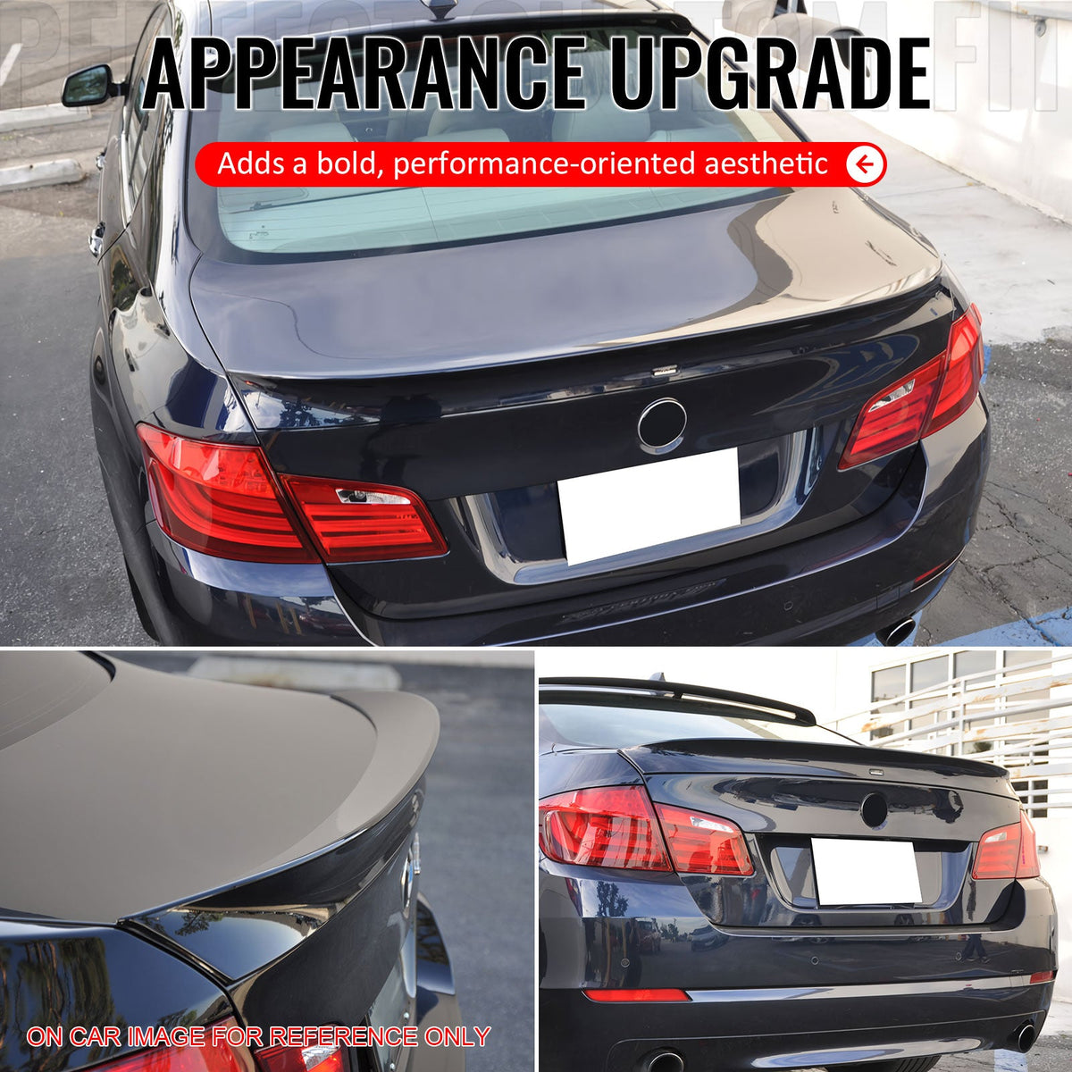 Trunk Spoiler Wing for BMW F10 5 Series 2011-2017 AC Style Carbon Fiber