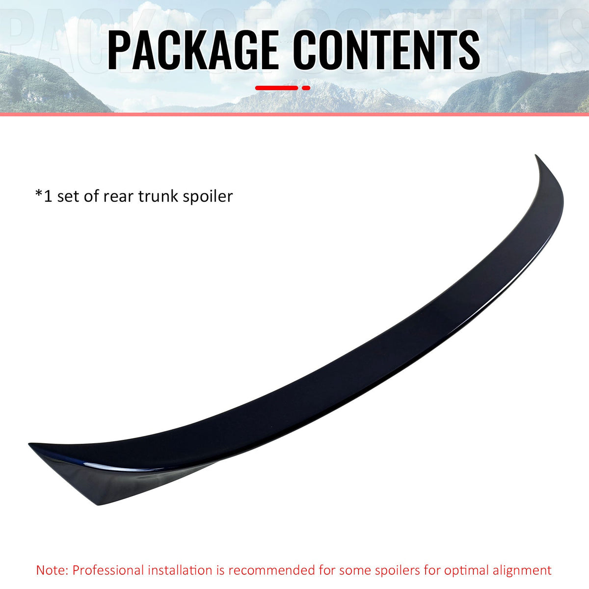 Trunk Spoiler Wing for BMW F10 5 Series 2011-2017 AC Style Carbon Fiber