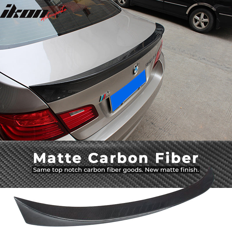 Trunk Spoiler Wing for BMW F10 5 Series 2011-2017 AC Style Carbon Fiber