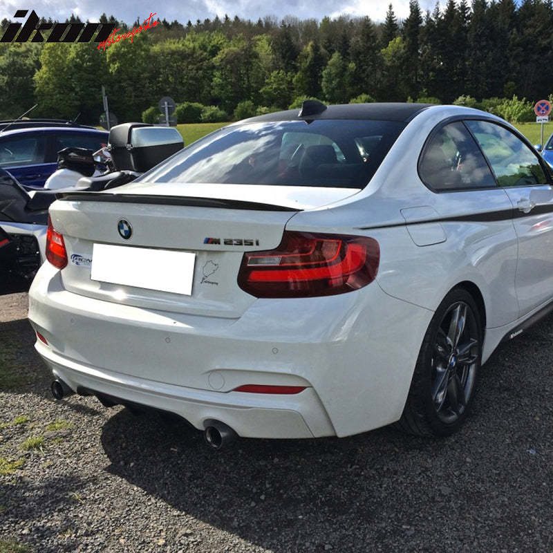 2014-2021 BMW 2-Series Performance Style Carbon Fiber Trunk Spoiler