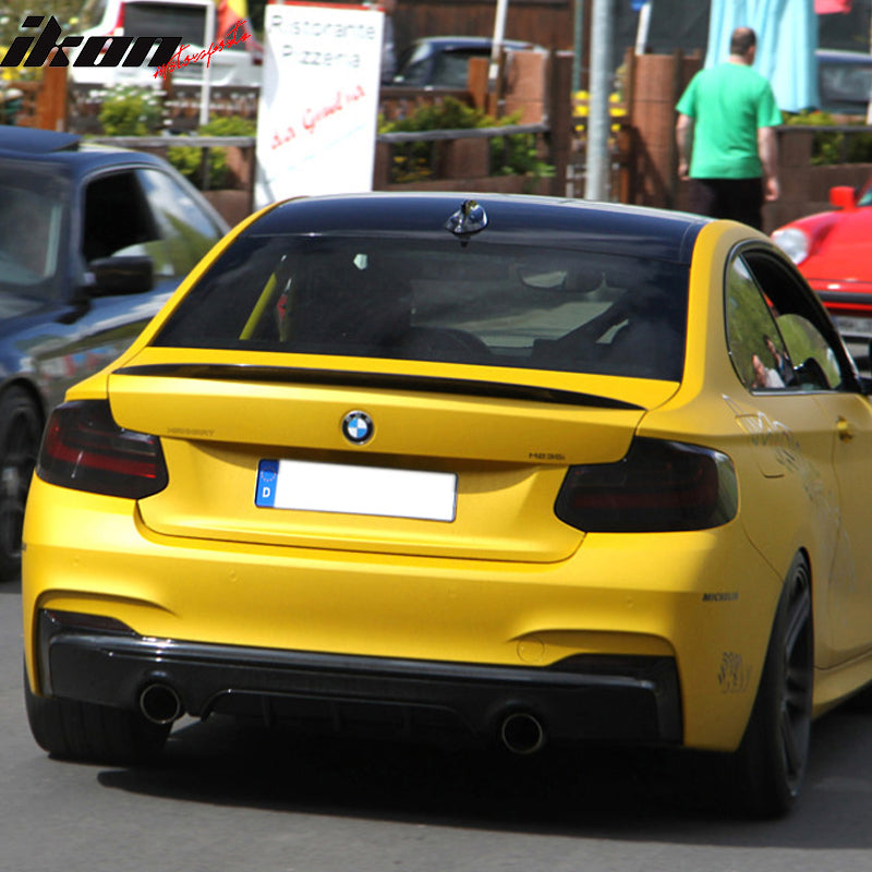 2014-2021 BMW 2-Series Performance Style Carbon Fiber Trunk Spoiler