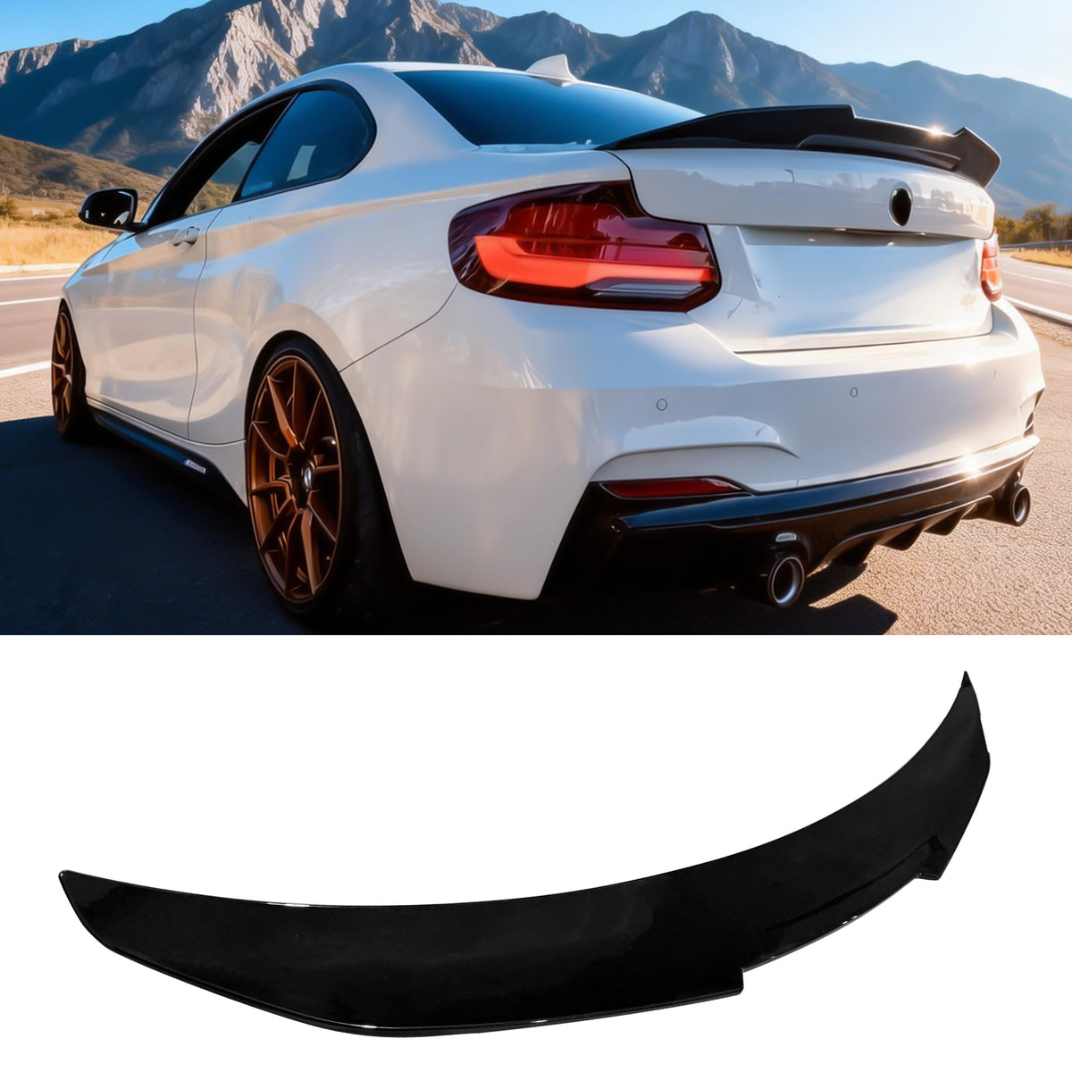 Trunk Spoiler for BMW F22 2-Series Coupe 2014-2021 PSM