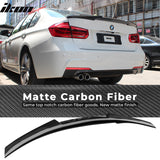2012-2020 BMW 3-Series F30 F80 M4 Style Carbon Fiber Trunk Spoiler