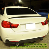 2014-20 BMW F32 4 Series Coupe P Style Unpainted Rear Spoiler Wing ABS