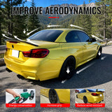 2014-2020 BMW 4-Series F83 M4 Convertible PSM Style Gloss Black Trunk Spoiler ABS