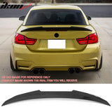2014-2020 BMW 4-Series F83 M4 Convertible PSM Style Gloss Black Trunk Spoiler ABS