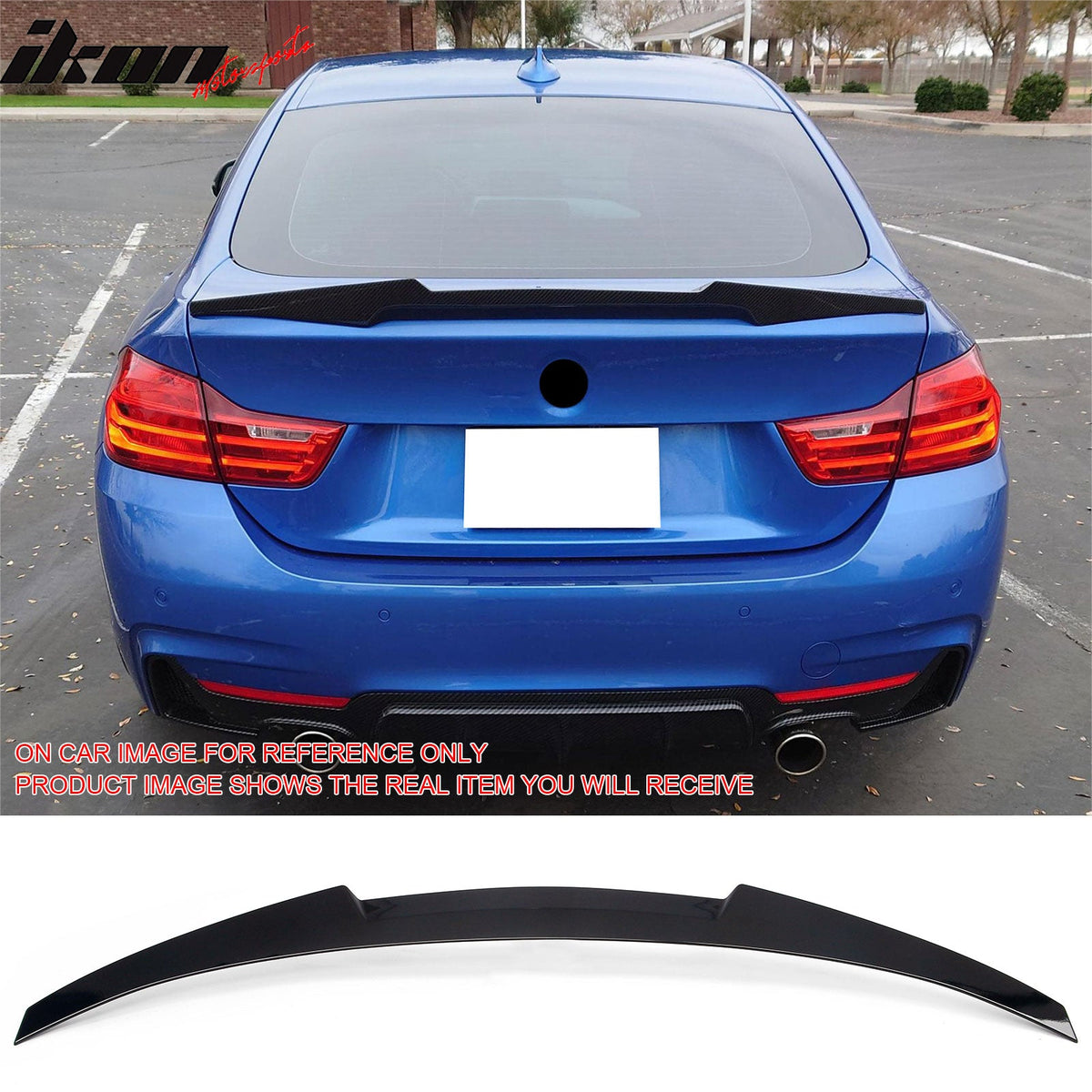 2015-2020 BMW F36 4 Series Gran Coupe M4 Style Gloss Black Trunk Spoiler ABS