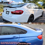 2015-2020 BMW F36 4 Series Gran Coupe M4 Style Gloss Black Trunk Spoiler ABS