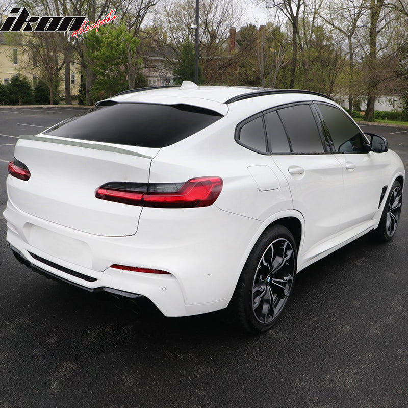 2019-2025 BMW G02 X4 Performance Style Rear Spoiler Unpainted ABS
