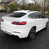 2019-2025 BMW G02 X4 Performance Style Rear Spoiler Unpainted ABS