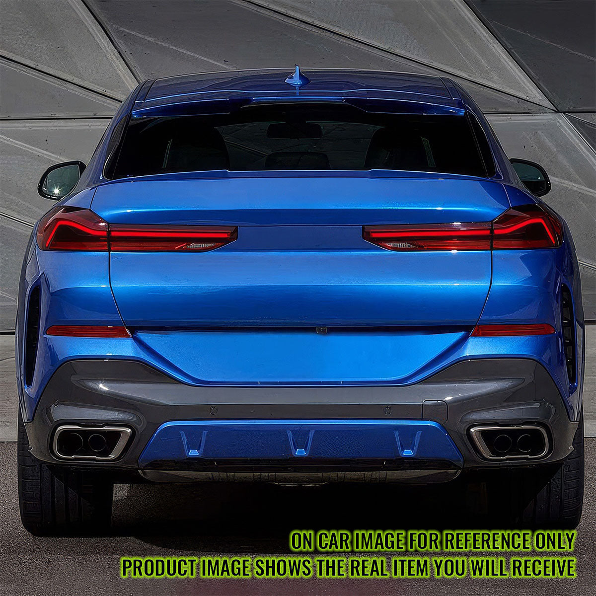2020-2023 BMW G06 X6 Performance Style Rear Spoiler Lip Unpainted ABS