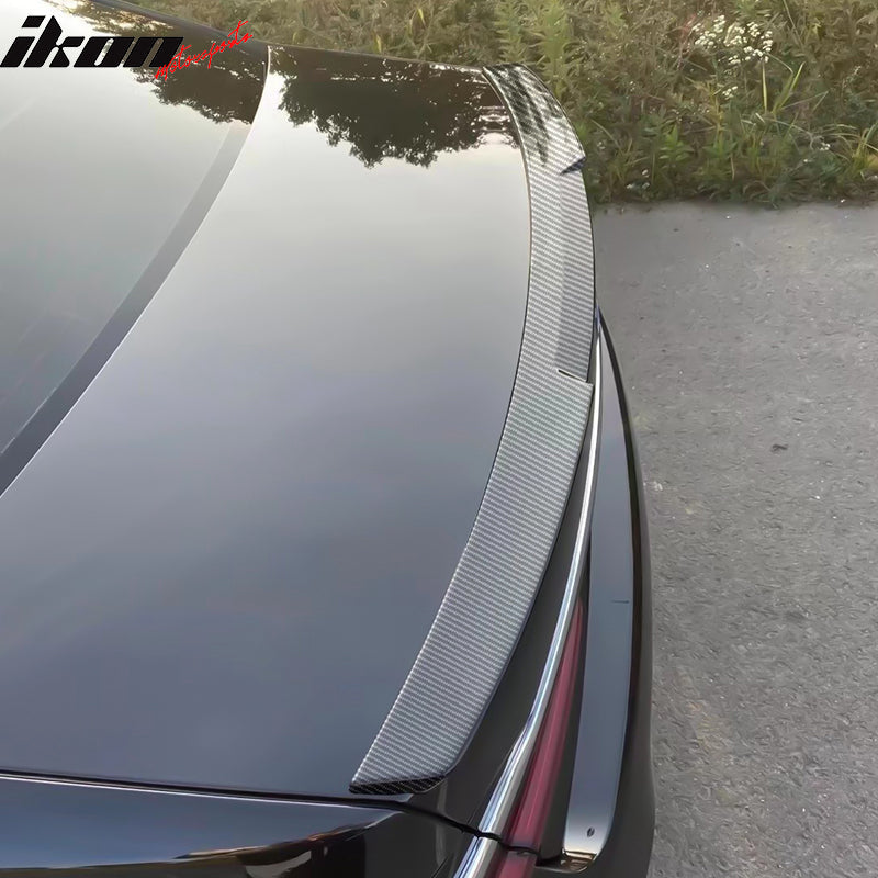 2020-2022 BMW 7 G12 IK Style Carbon Fiber Print Rear Spoiler ABS