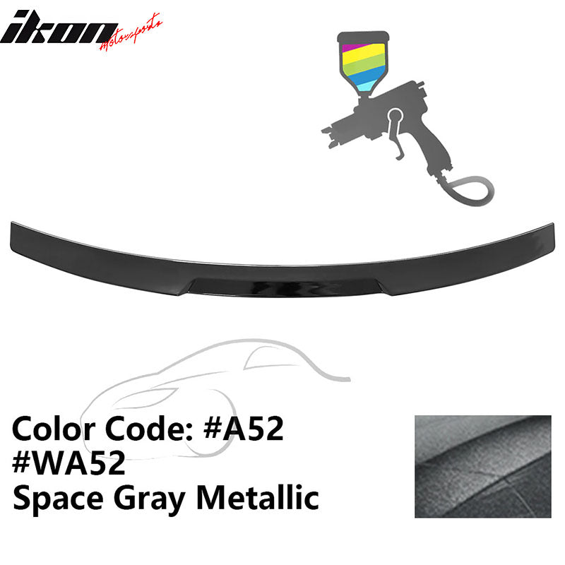 2020-2022 BMW G12 7-Series IKON Style Trunk Spoiler Painted #A52 Space Gray Metallic ABS