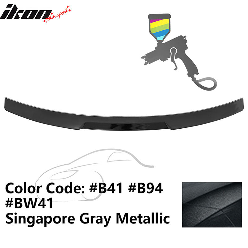 2020-2022 BMW G12 7-Series IKON Style Trunk Spoiler Painted #B41 Singapore Gray Metallic ABS