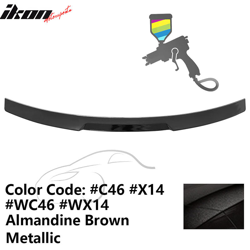 2020-2022 BMW G12 7-Series IKON Style Trunk Spoiler Painted #C46 Almandine Brown Metallic ABS